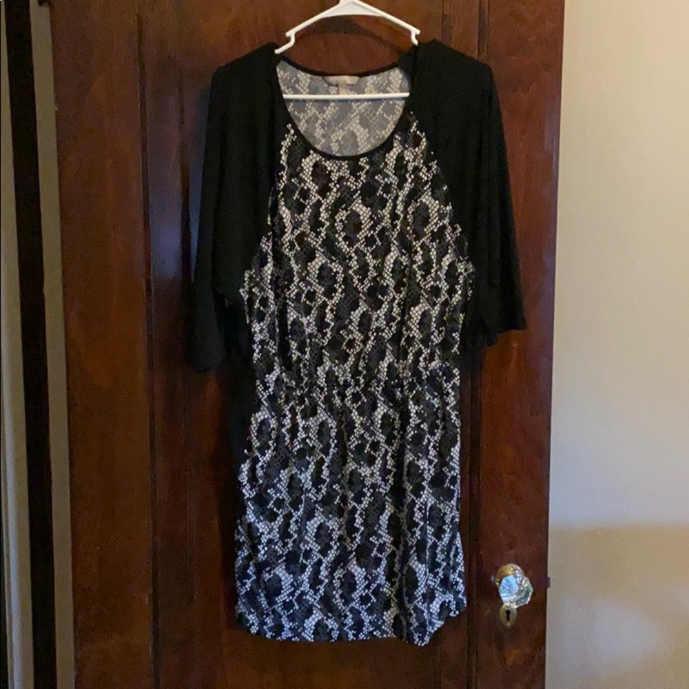 Drop waist dress